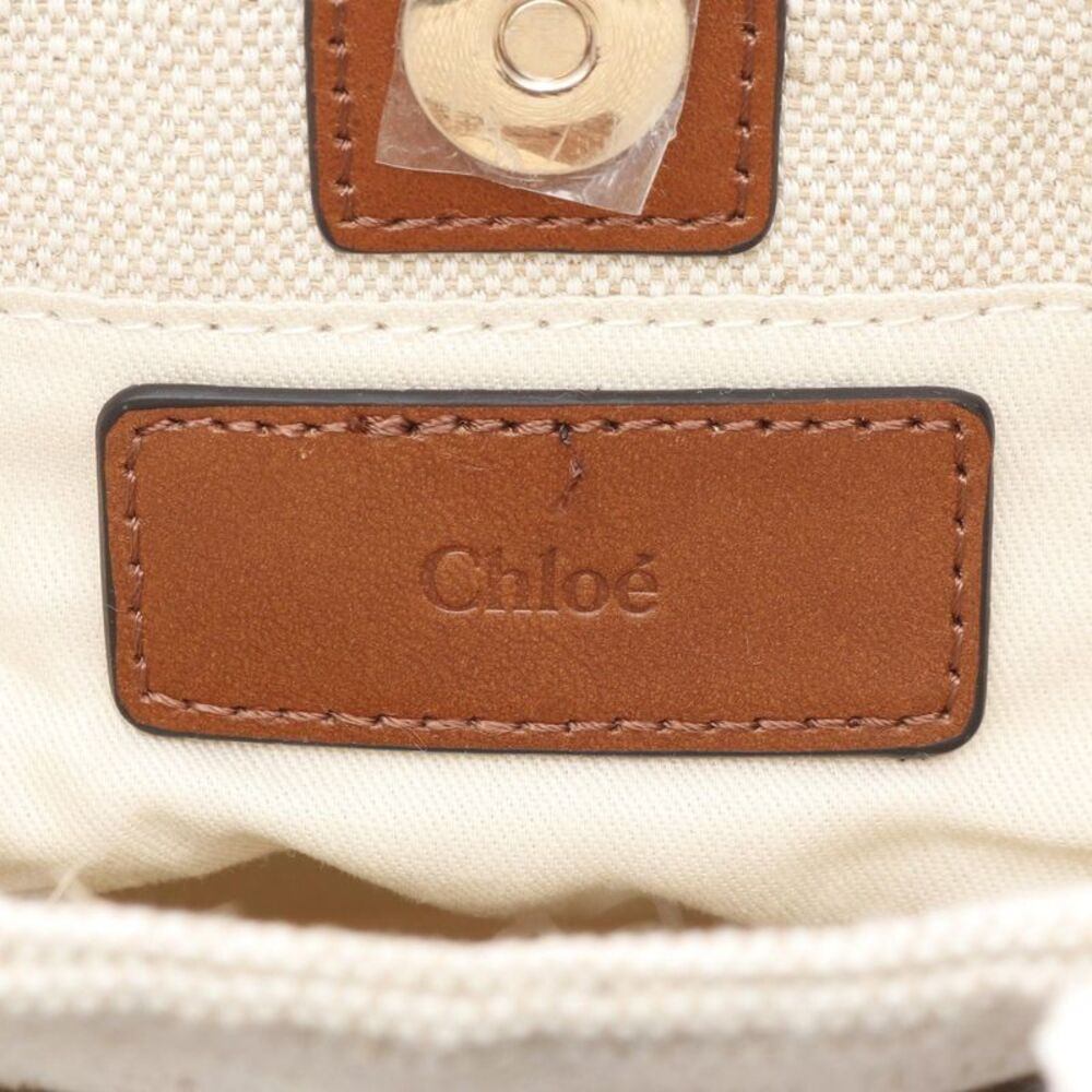 Chloe Tote Bag Canvas Leather Tote Bag - Picture 4 of 6